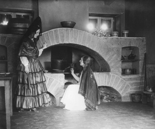 The kitchen at Casa de Adobe