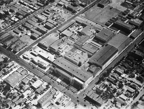Warner Bros. Studios, aerial view