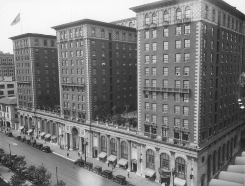 Aerial view of the Biltmore Hotel