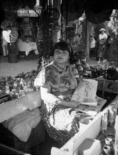 Vendor on Olvera Street