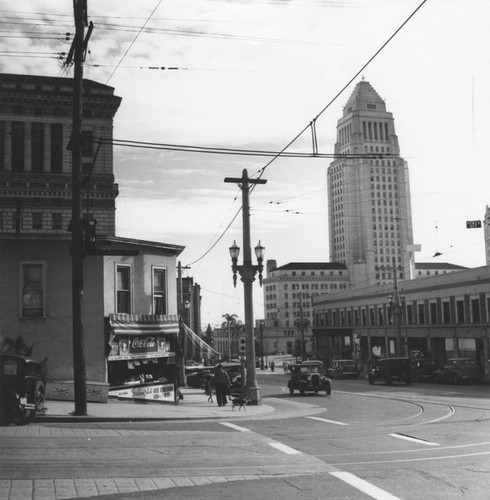 Looking at City Hall, view 3