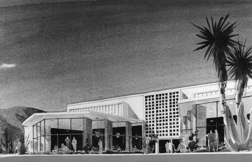 Bullock's-Palm Springs, a sketch