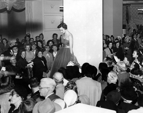 Pageant of fashion at J.W. Robinson store