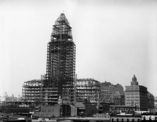 Los Angeles City Hall construction