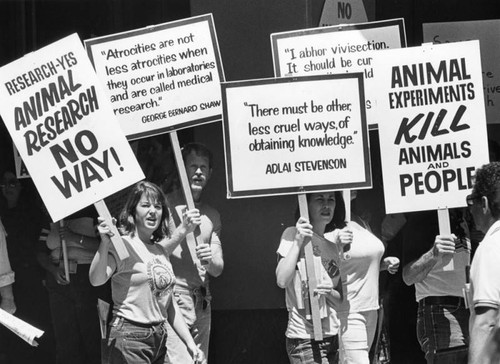 Demonstrators outside of American Psychiatric Association Convention