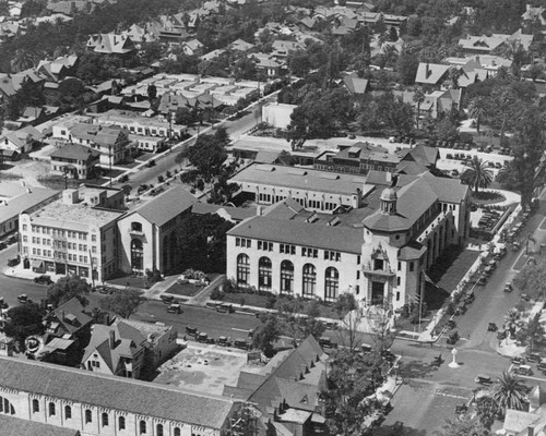 Aerial view of the Automobile Club building