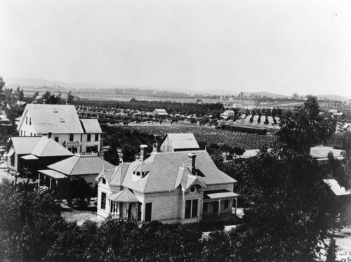 View of Pasadena, 1886