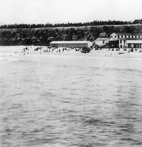 Santa Monica Beach Bath House, view