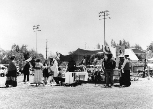 Catholic mass at Powwow