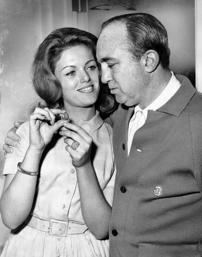 Mickey Cohen and his fiance