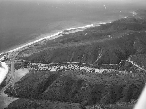 Leo Carrillo State Park, Pacific Coast Highway, looking southwest