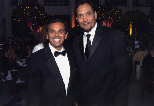 Antonio Villaraigosa and Jimmy Smits