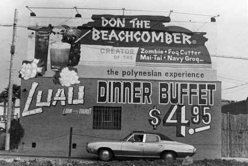 Outside of Don the Beachcomber restaurant