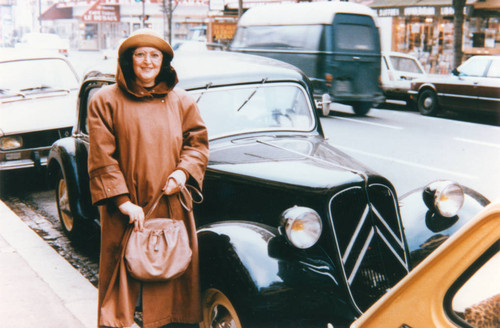 Woman in a Paris street