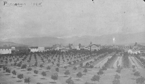 Pasadena in 1884