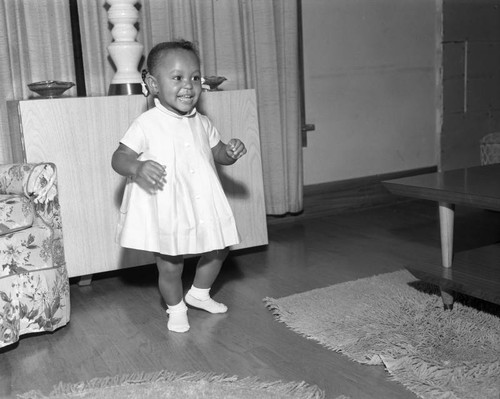 Unidentified African American family at home