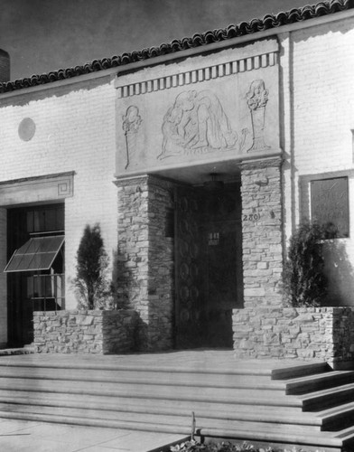 Malabar Library entrance — Calisphere