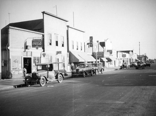 Commercial area in Oxnard