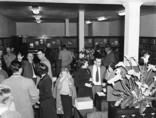 Opening night, Palisades Branch Library