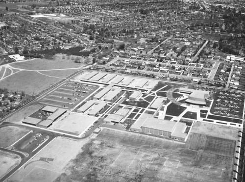 Ramona High School, Magnolia Avenue, looking northeast