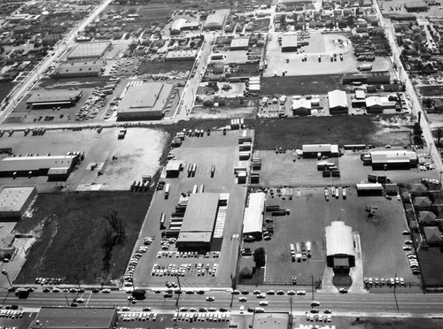 Time Trucking Company, Montebello, looking southwest