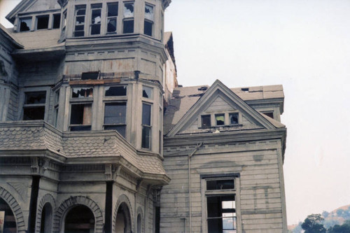 Castle's exterior, Montecito Heights