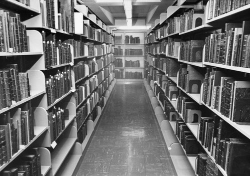 Underground section of Clark Library