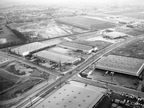 Garfield Avenue and Flotilla Street, Central Manufacturing District, looking southeast