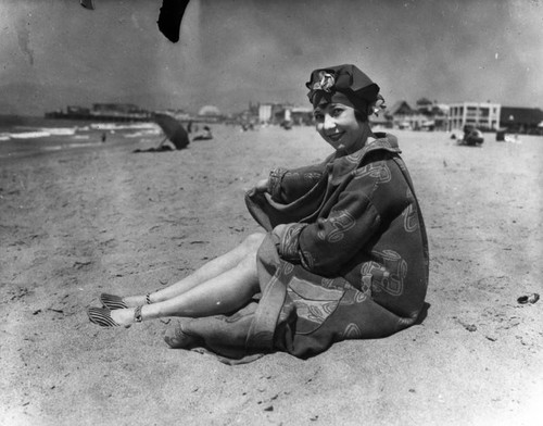 Rita Bell at the beach