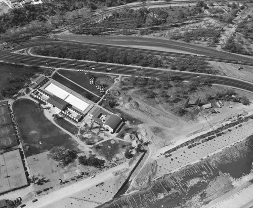 Aerial view of Griffith Park