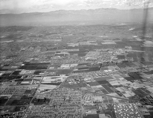 Pacific Drive-In property, Orange, looking north