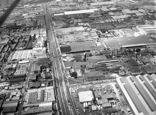 Pioneer Flintkote Plant, Vernon, looking north