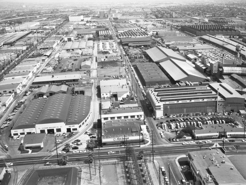 Soto Street and 50th Street, Vernon, looking east