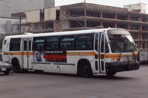 MTA buses in Downtown L.A