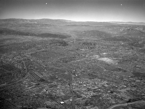 Central Manufacturing District, Commerce, looking northeast