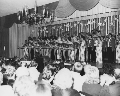 Chorus line at Jewish fundraiser