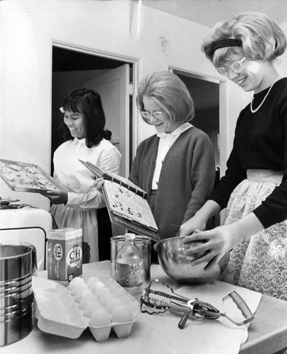 Teen-aged bakers