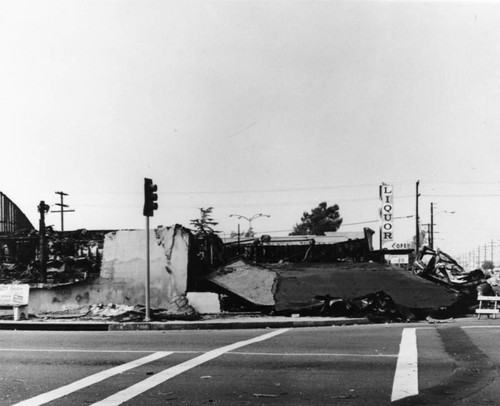 Collapsed building