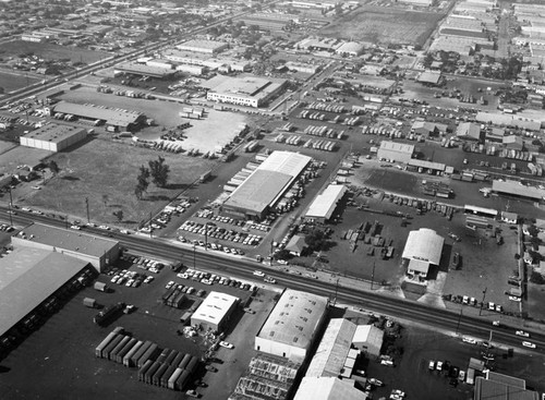 Time Trucking Company, Montebello, looking south