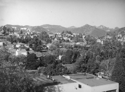 View from Schultheis' bathroom window