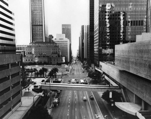 Flower Street looking south