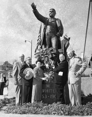 Stephen M. White statue