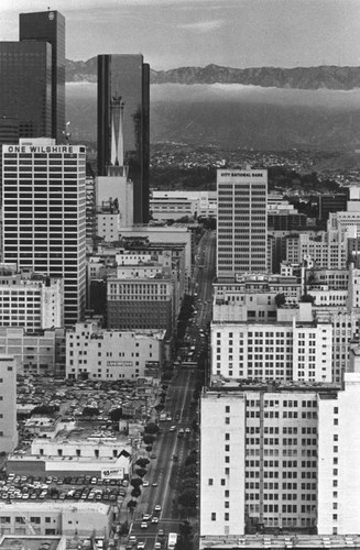 Olive Street as seen from Transamerica Building