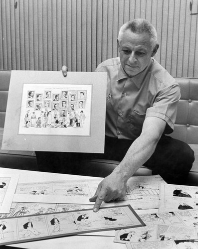 Artist hoards noted cartoons