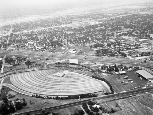 Edgewood Drive-In, Baldwin Park, looking northwest