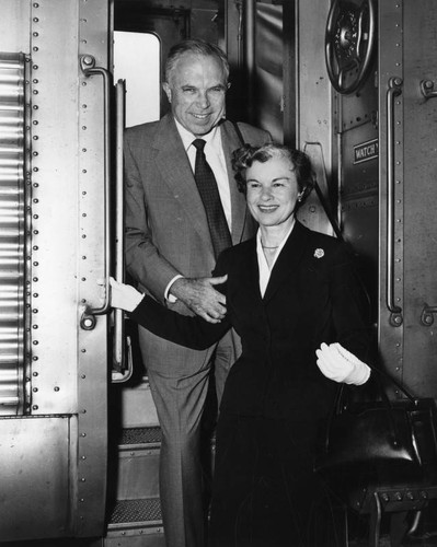 Director King Vidor and wife