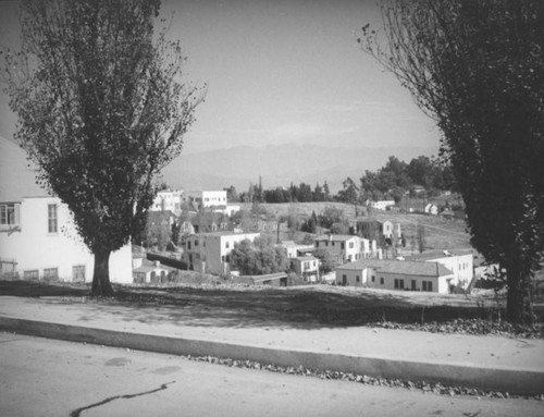 View east from Talmadge Street