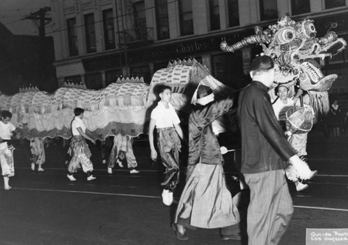 New Year dragon in Chinatown