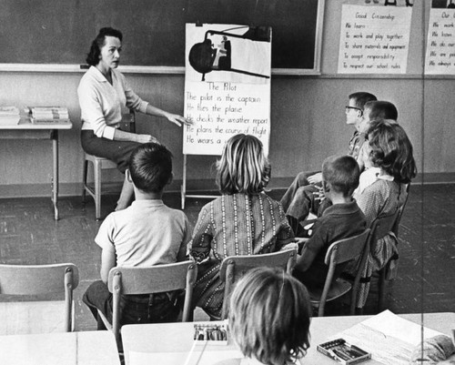 Advanced first grade at Horace Mann School