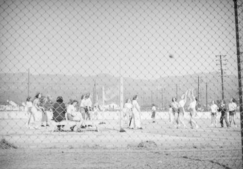 Girls volleyball at Burbank High School